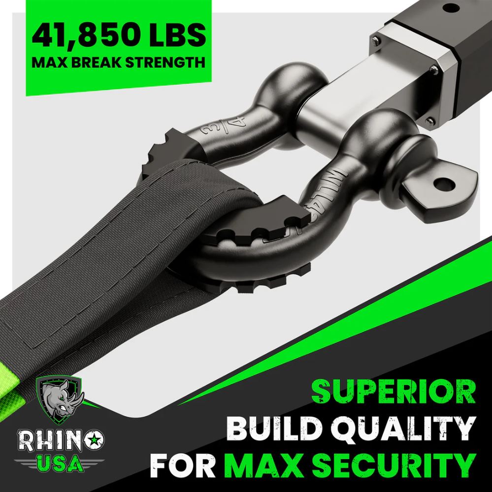 D-Ring Shackle Set 3/4" Rhino USA