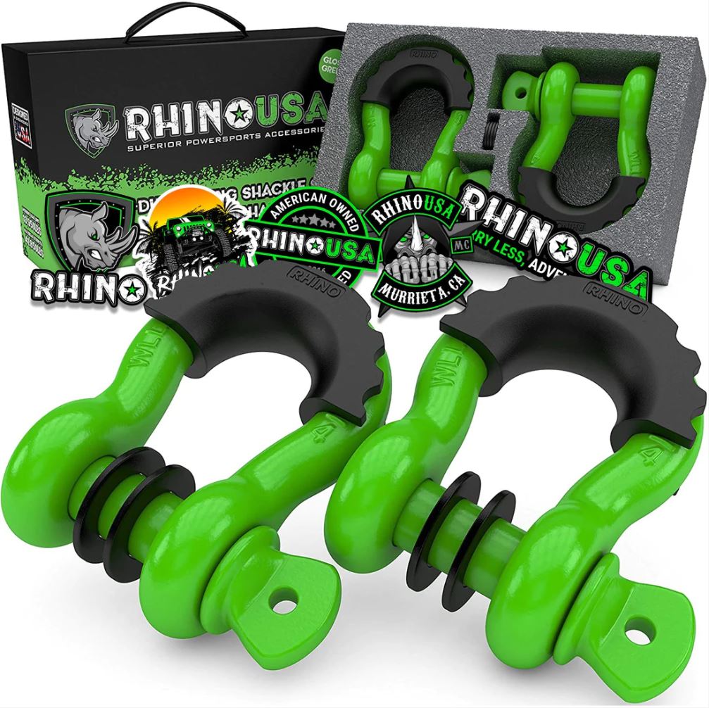 D-Ring Shackle Set 3/4" Rhino USA