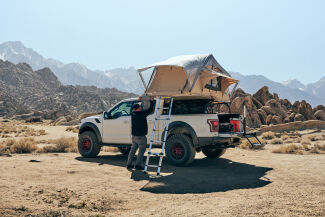 TUFF STUFF OVERLAND TRAILHEAD ROOF TOP TENT, 2 PERSON