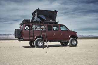 TUFF STUFF OVERLAND STEALTH BLACK OPS SERIES ALUMINUM SHELL RTT, BLACK
