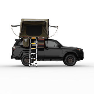 TUFF STUFF OVERLAND STEALTH BLACK OPS SERIES ALUMINUM SHELL RTT, BLACK