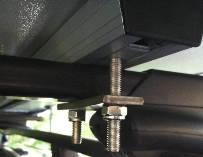 ROOF TOP TENT SLIDING INSTALLATION BRACKET W/MATCHING NUT & BOLT