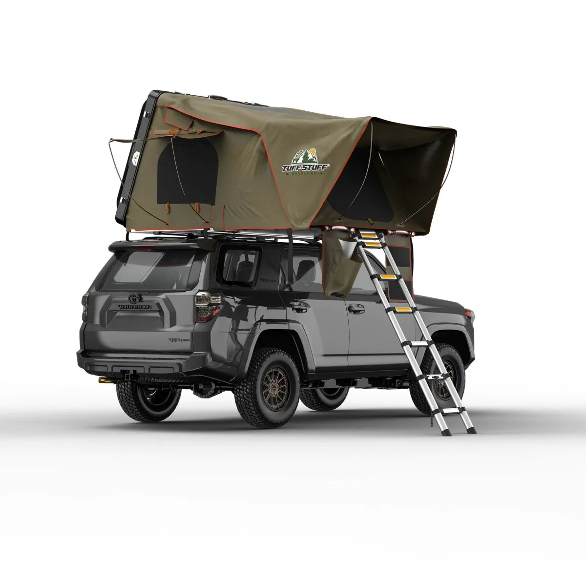 TUFF STUFF® ALPHA™ HARD TOP SIDE OPEN TENT, BLACK, 3+ PERSON