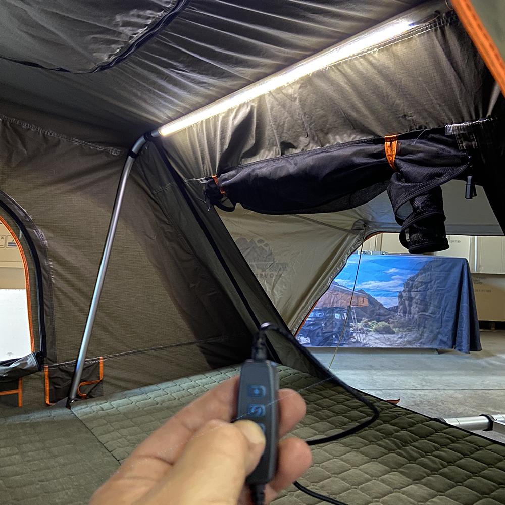 TUFF STUFF® ALPHA™ HARD TOP SIDE OPEN TENT, BLACK, 3+ PERSON
